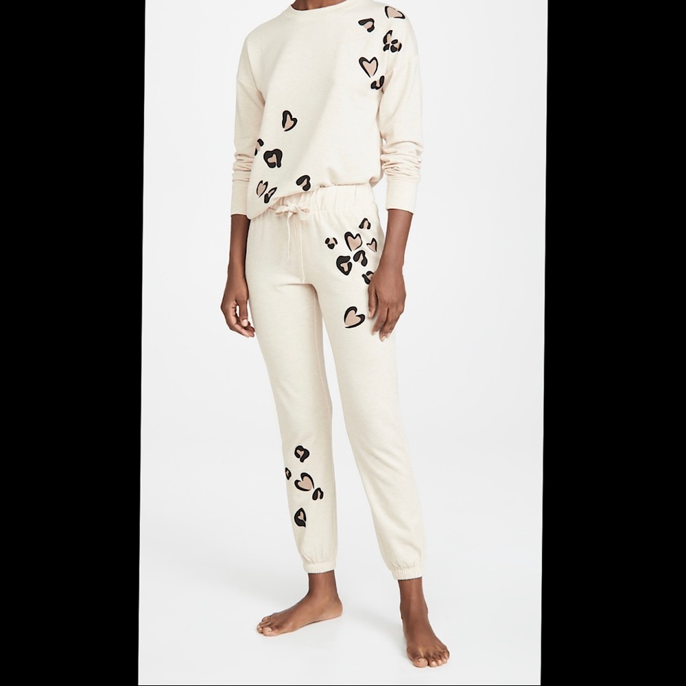 NWT Emerson Road Brushed Butter Leopard PJ Set - Size XS